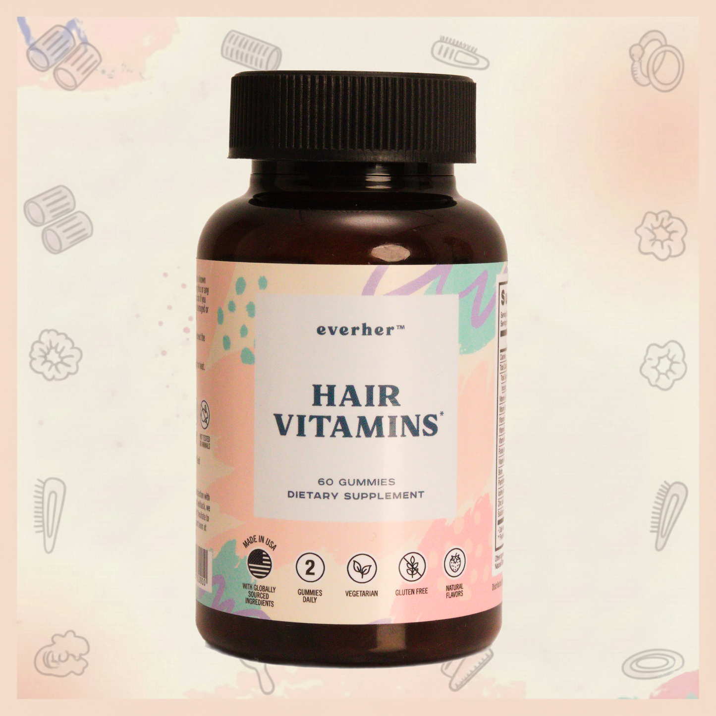 Everher Hair Vitamins Gummies - 1 Month